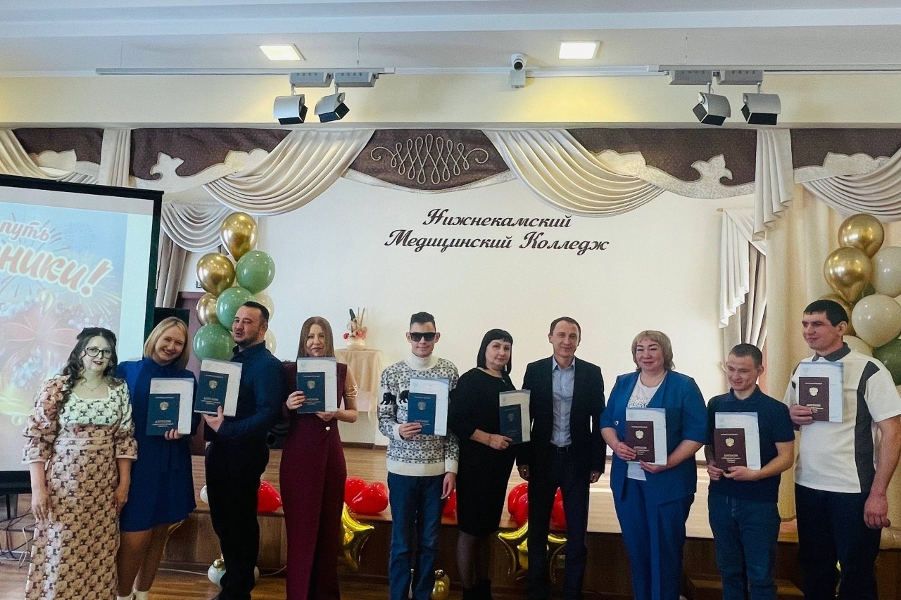 Выпускной для студентов специальности Медицинский массаж