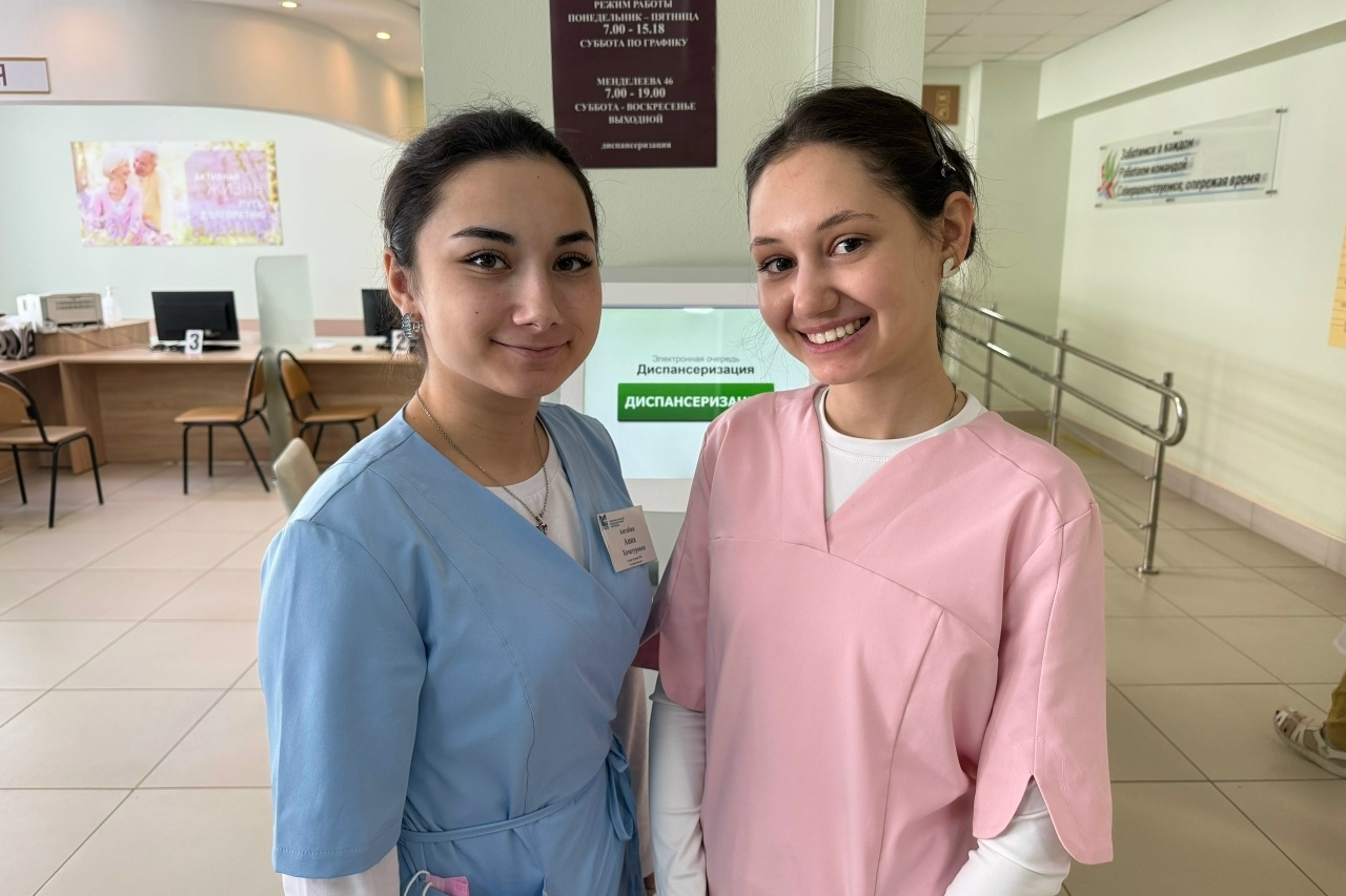 Студенты Нижнекамского медицинского колледжа помогают проводить диспансеризацию