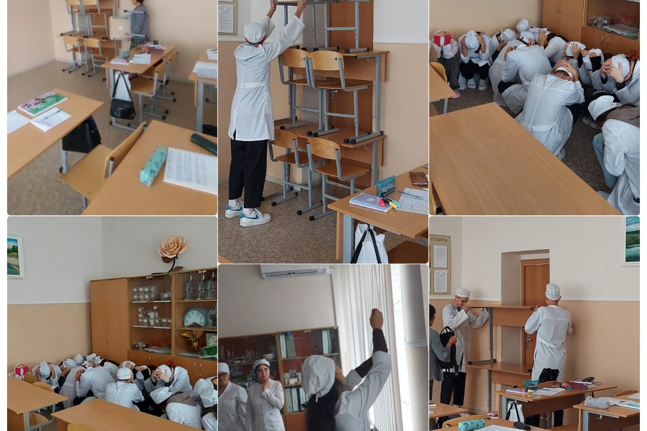 Объектовая тренировка при угрозе террористического акта